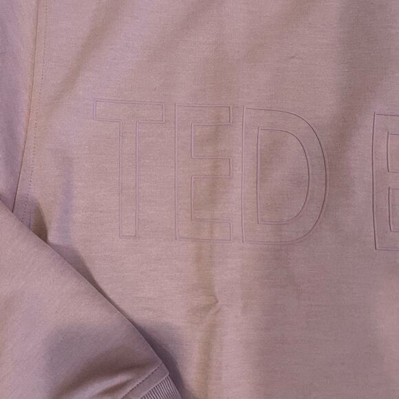 Ted Baker Branded Sweatshirt in Dusty Pink - Picture 11 of 15